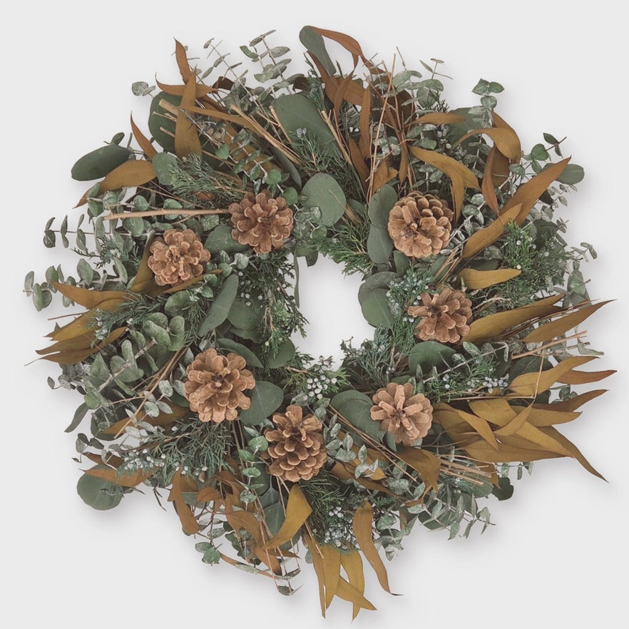 PInecone & Eucalyptus Wreath