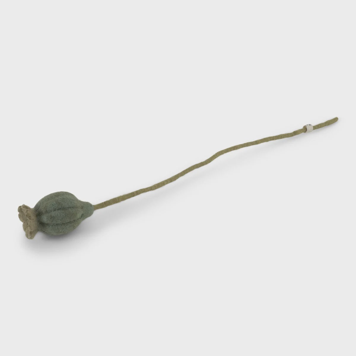 Poppy Seed Head Felt Flower