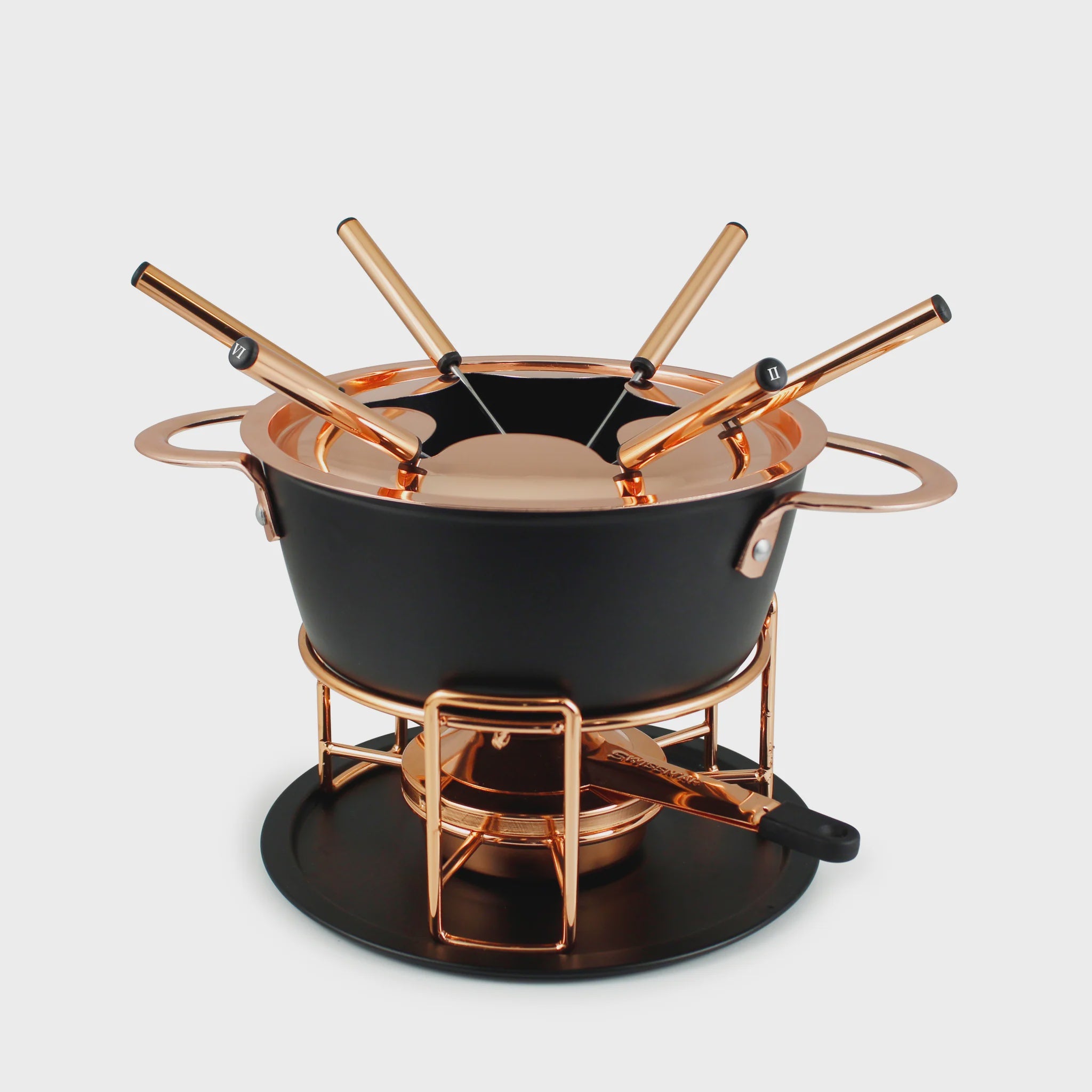 Realp Cast Aluminum Fondue Set