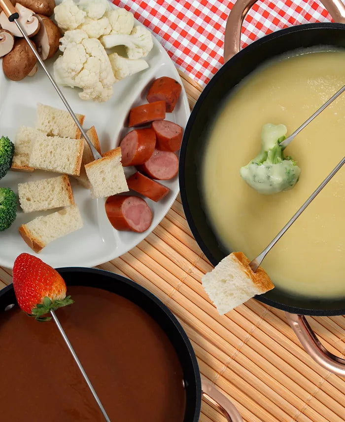 Realp Cast Aluminum Fondue Set