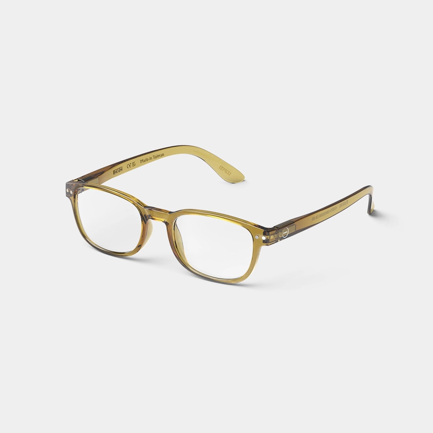 Rectangular #B Golden Green