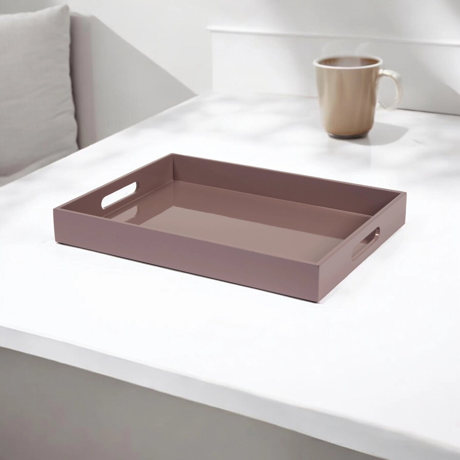 Rectangular Medium Lacquered Tray