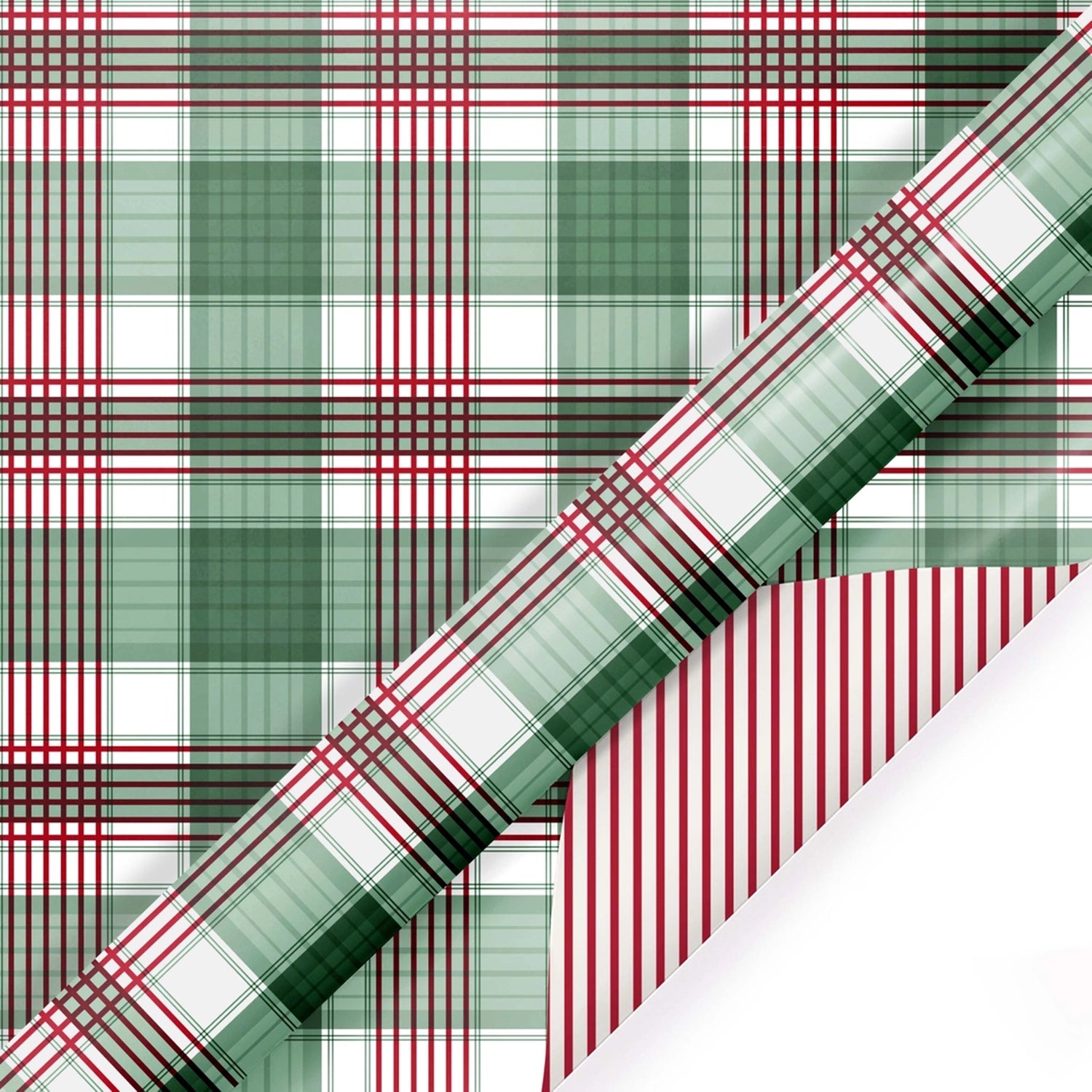 Red & Green Reversible Wrapping Paper