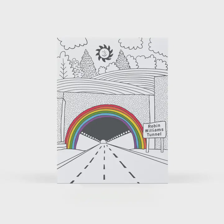 Robin Williams Tunnel Card