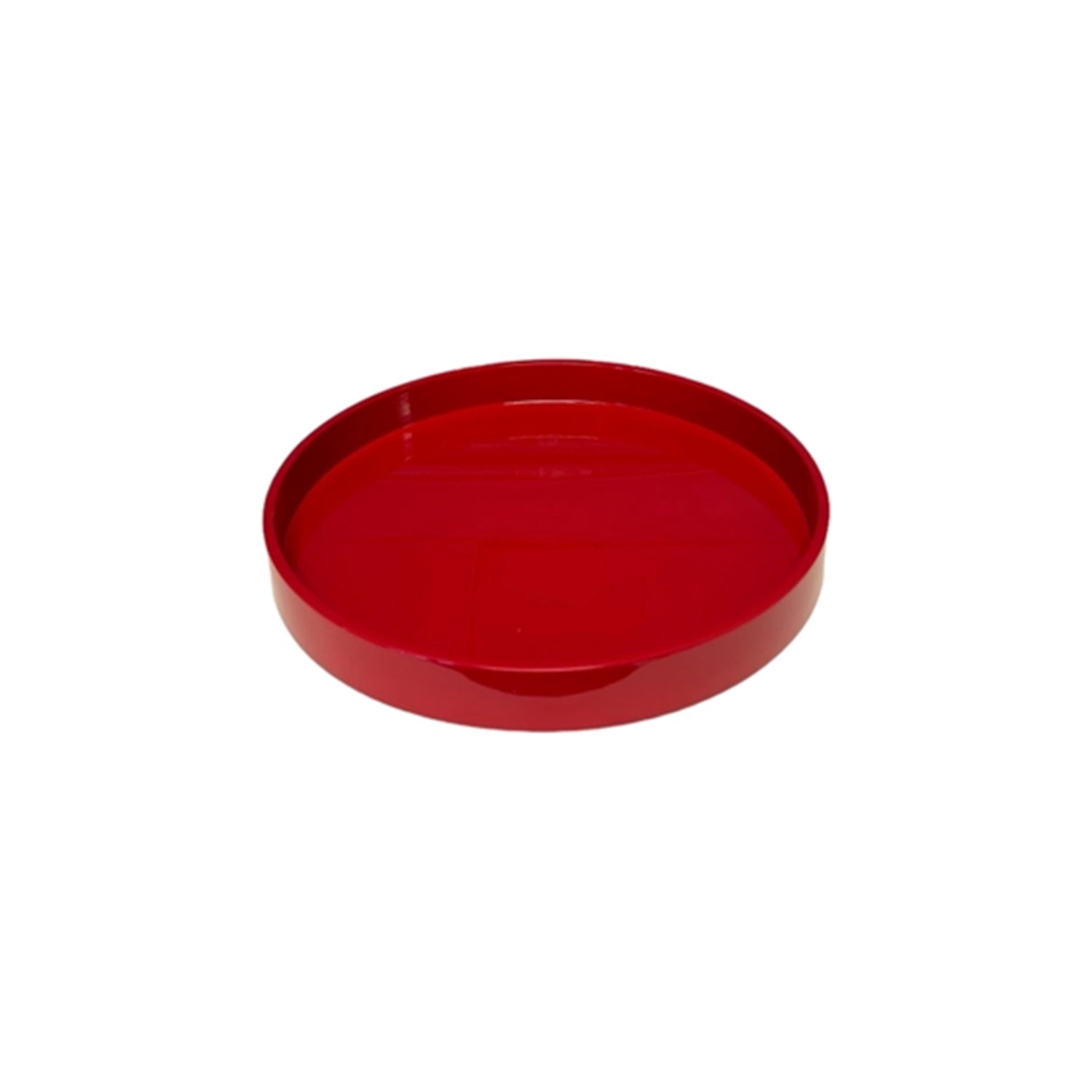 Round 12-Inch Lacquered Tray