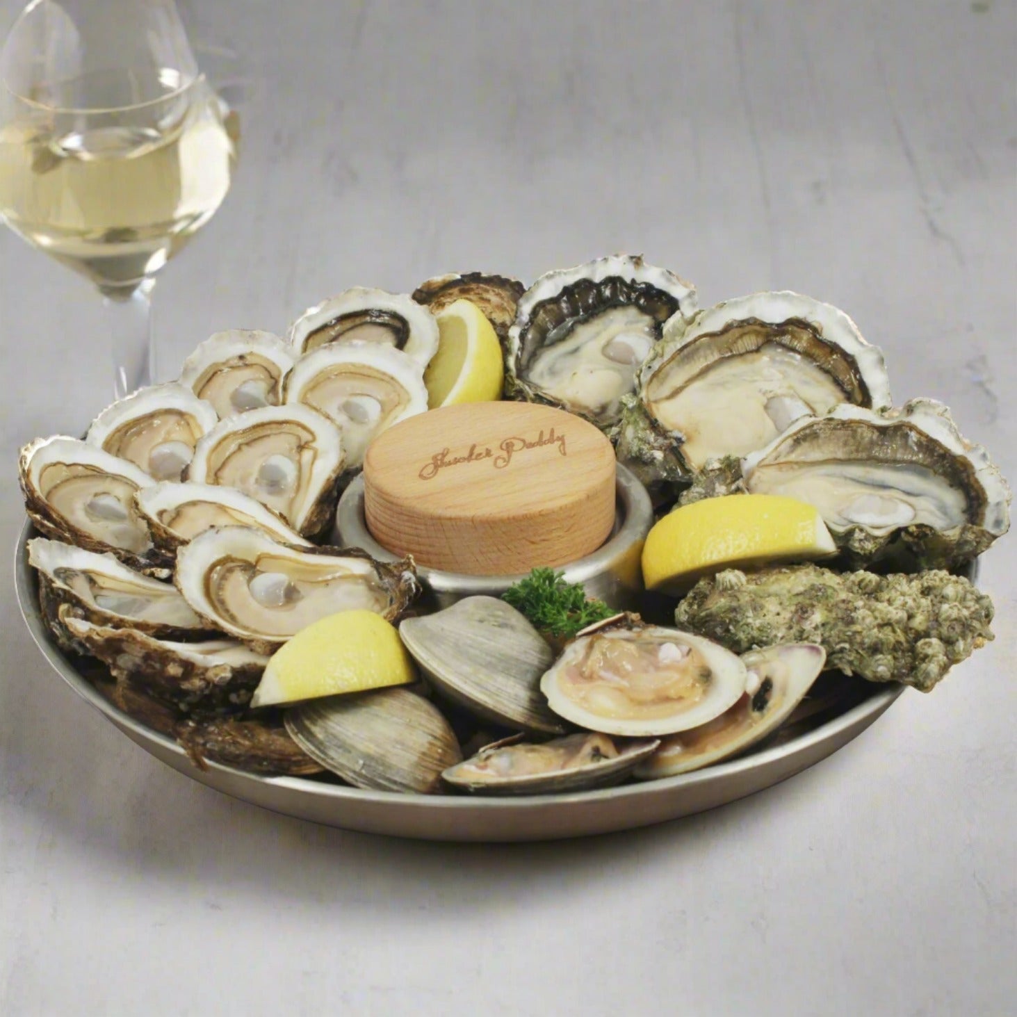 Shucker Paddy Oyster Tray Set