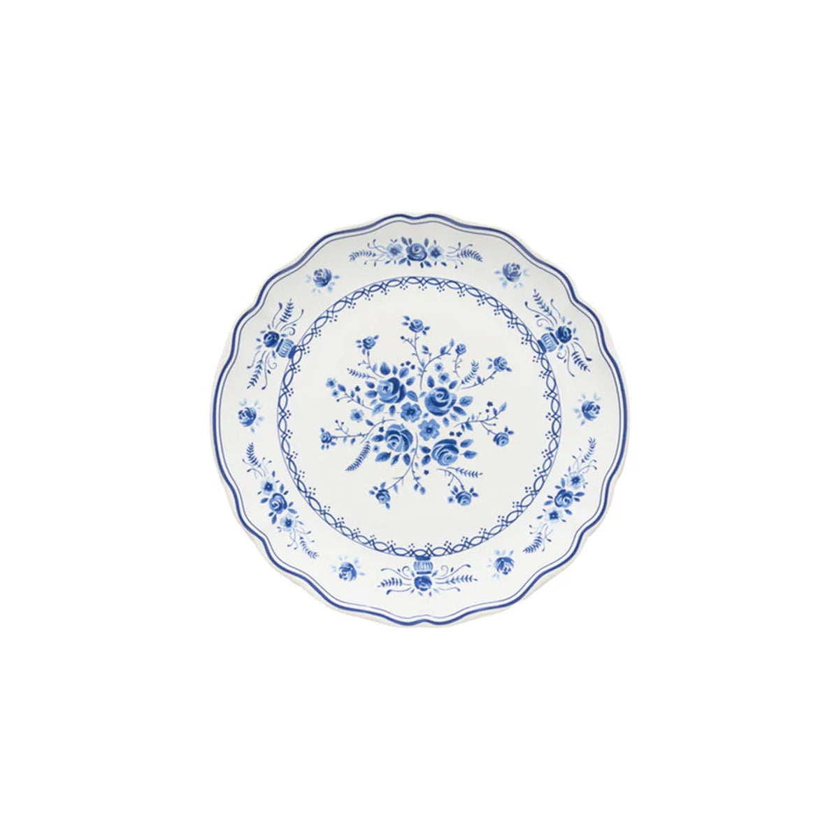 Salad/Dessert Plate Vila White Blue