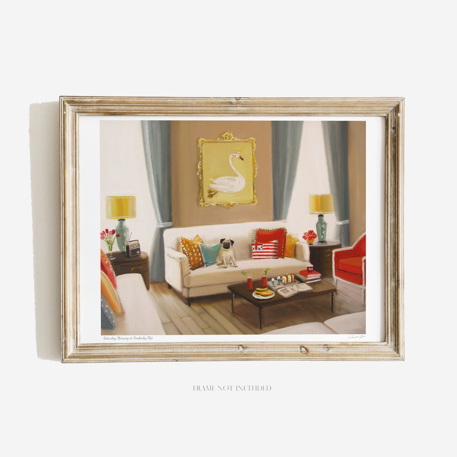 Saturday Morning at Pemberley Art Print