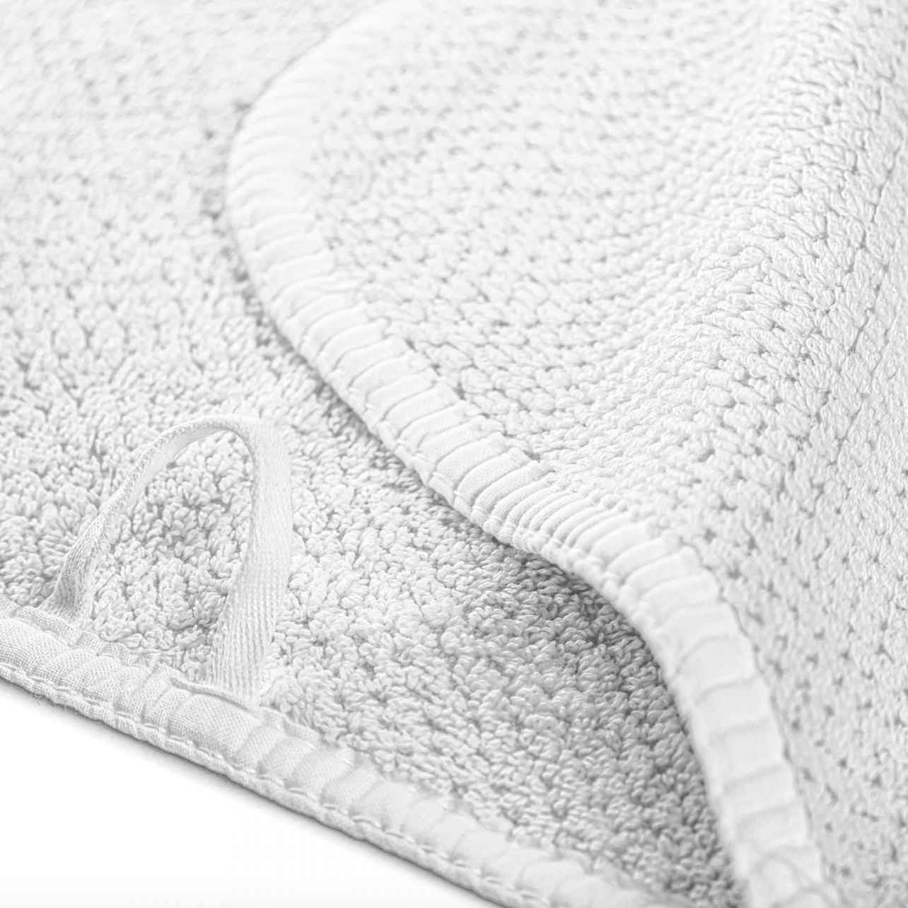 Linen/Cotton Waffle White Towel