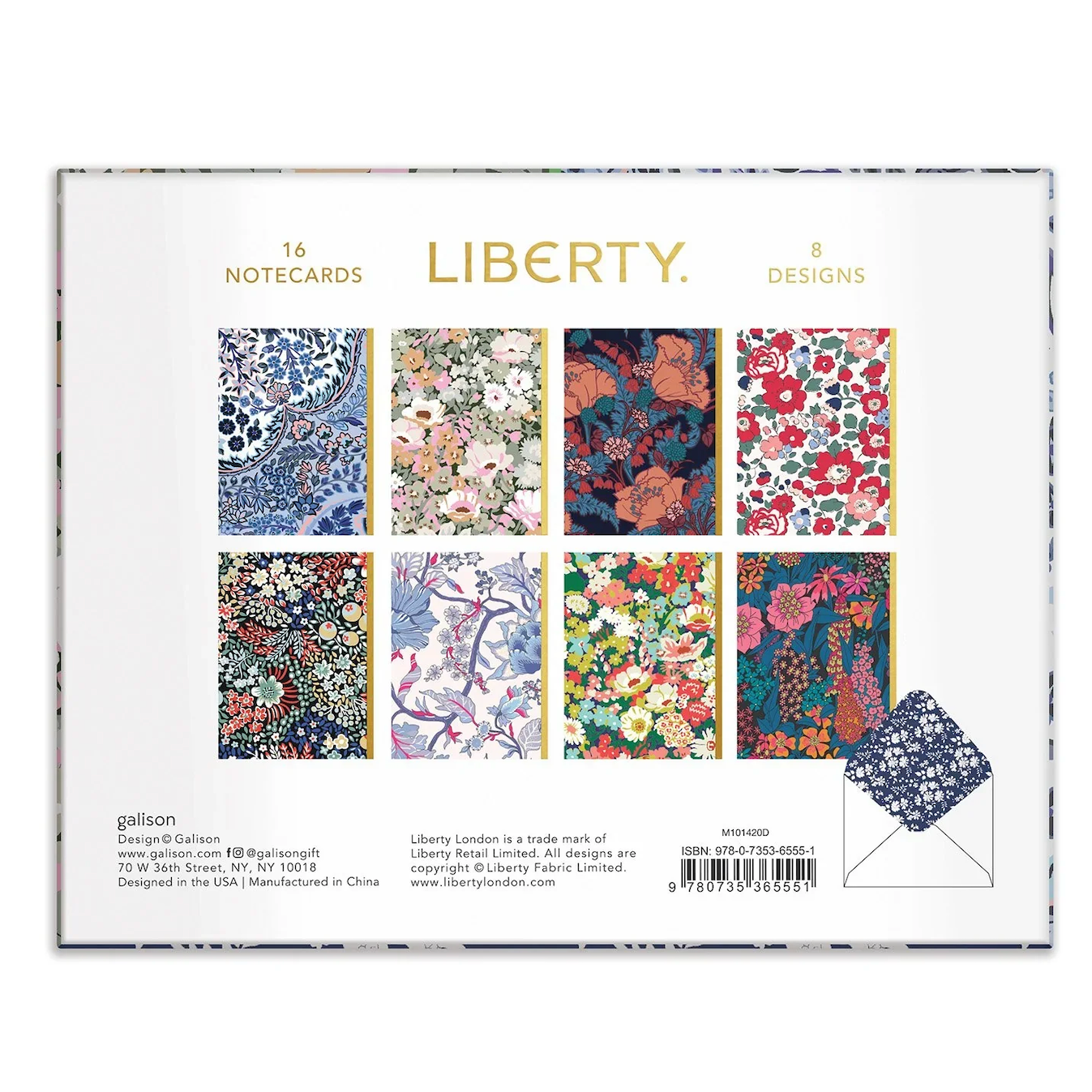 Liberty Set of Notecards