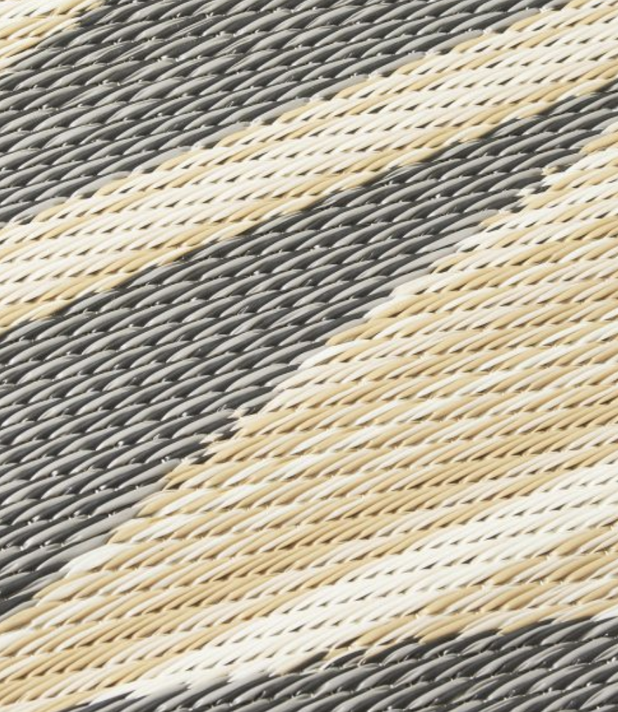 Cairo Natural & Black Outdoor Rug