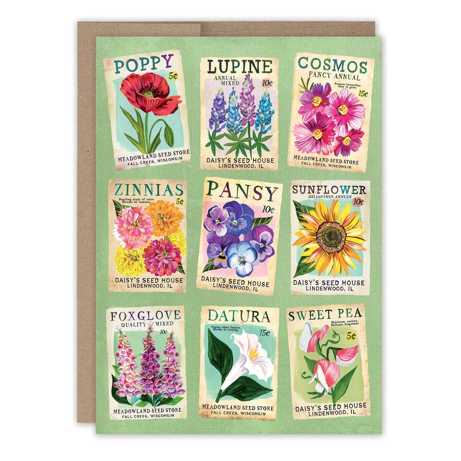 Seed Packets Card