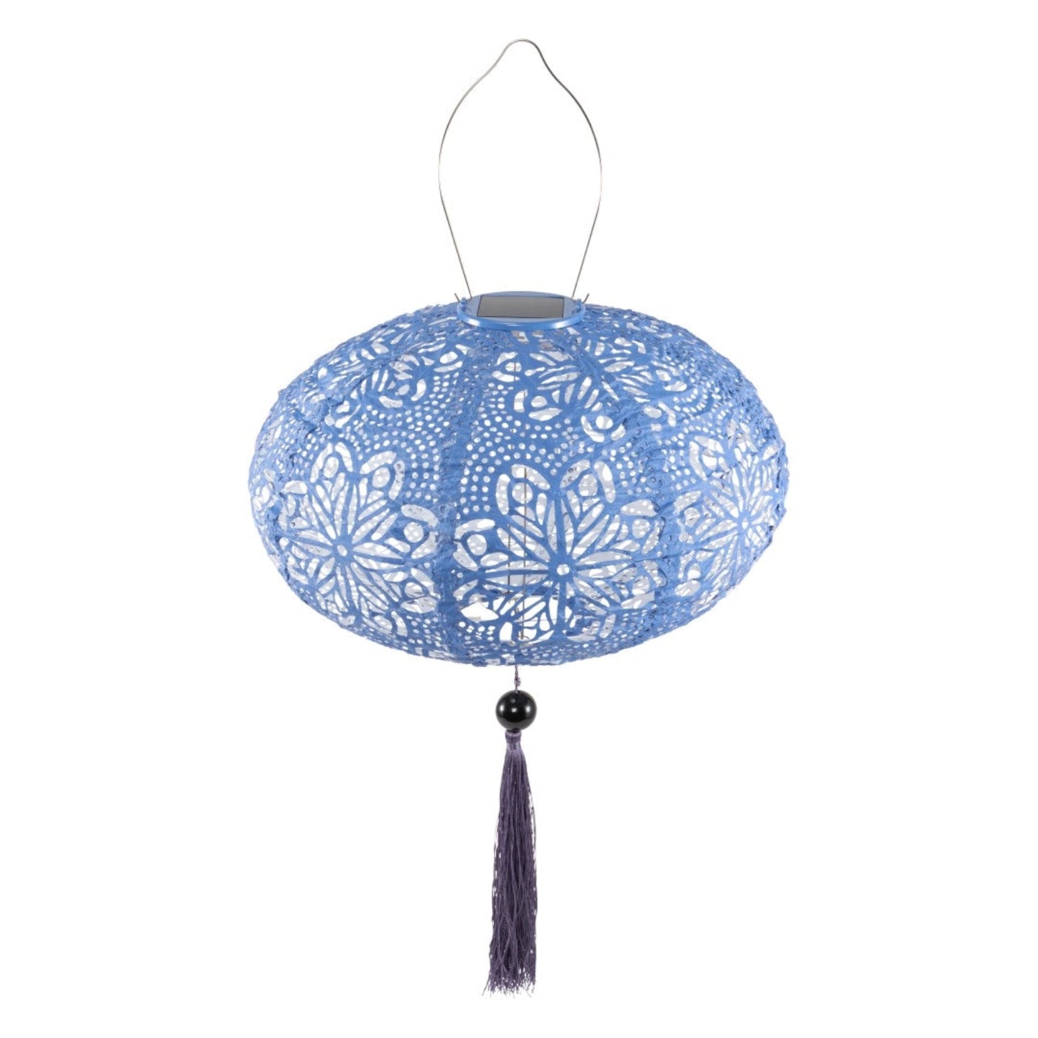 Stella Tassel Sky Blue Lantern