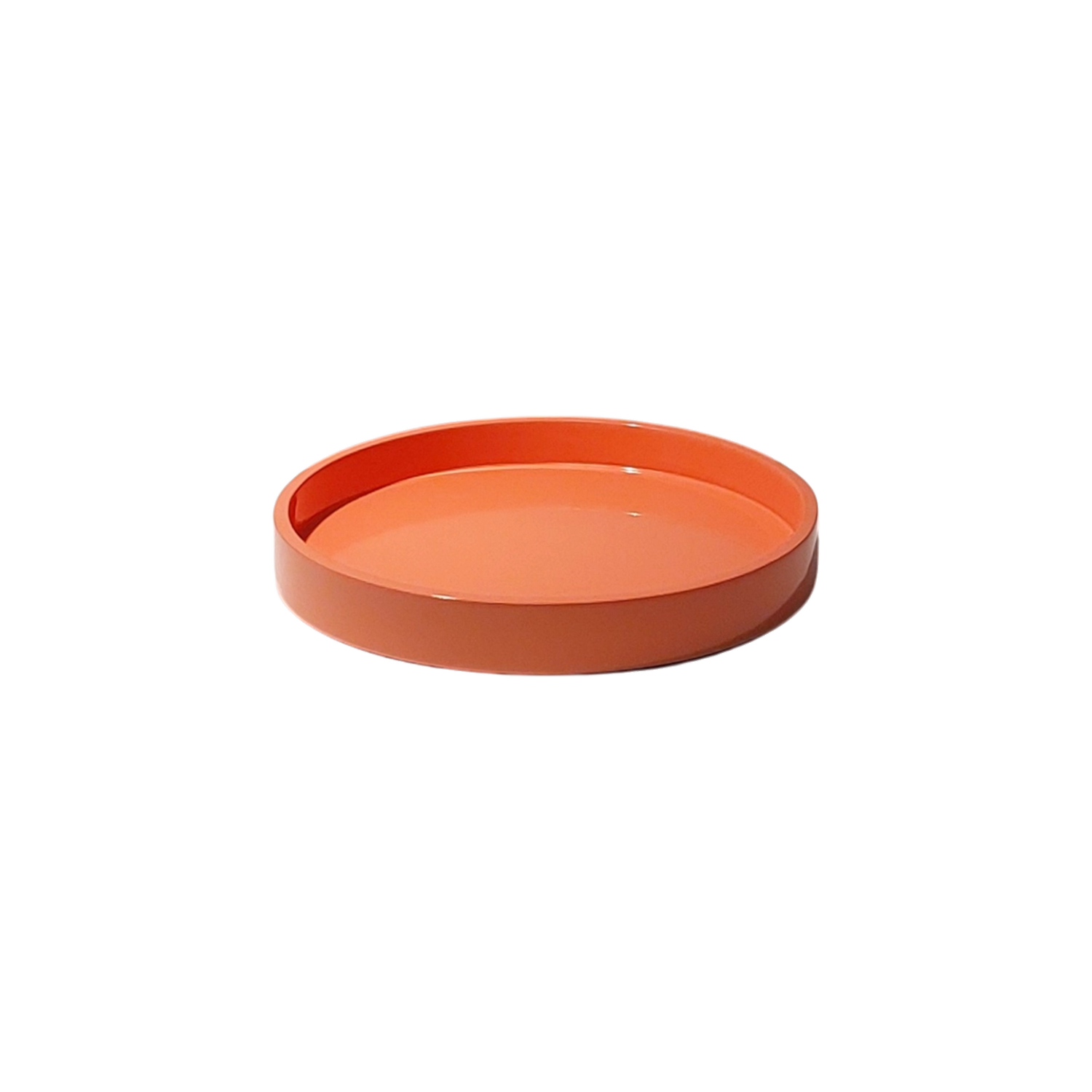 Round 8-Inch Lacquered Tray