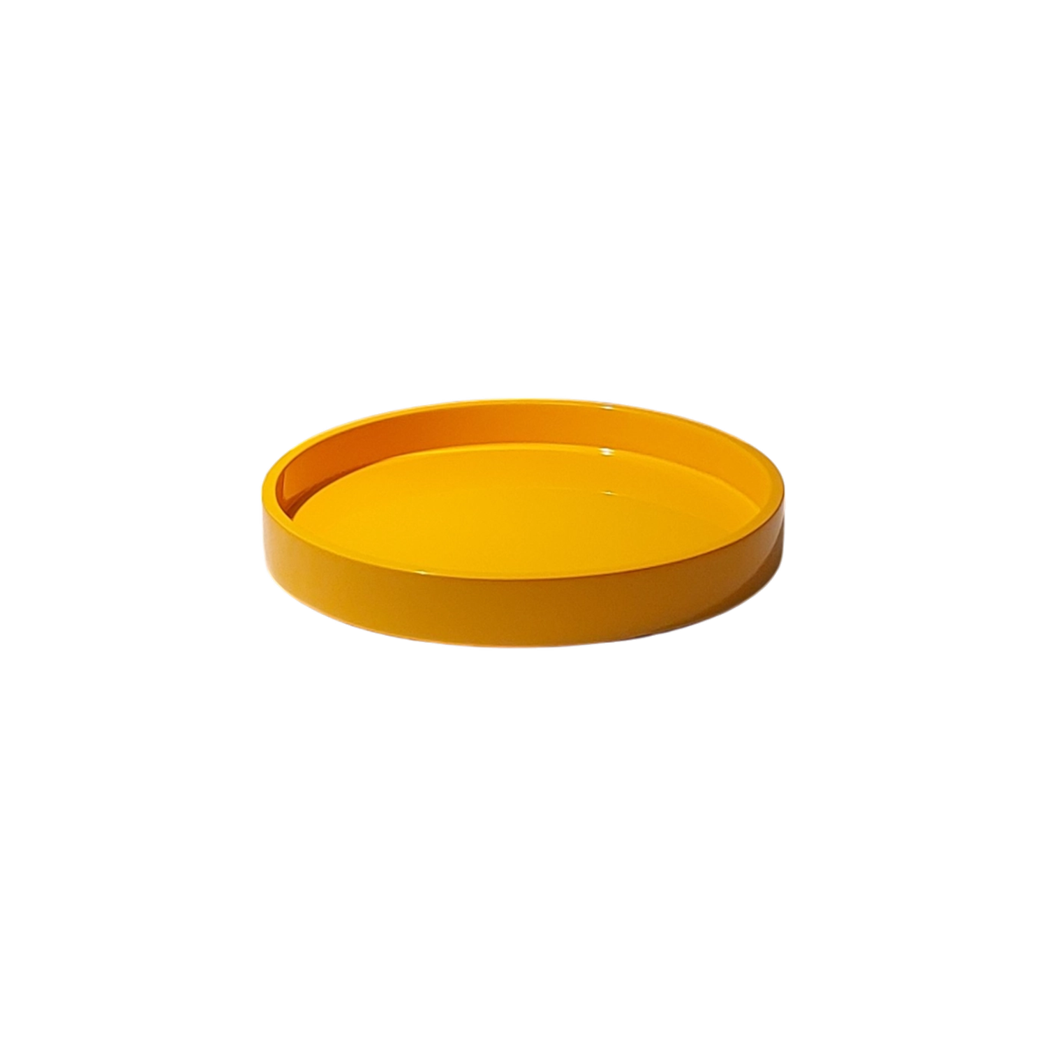 Round 8-Inch Lacquered Tray