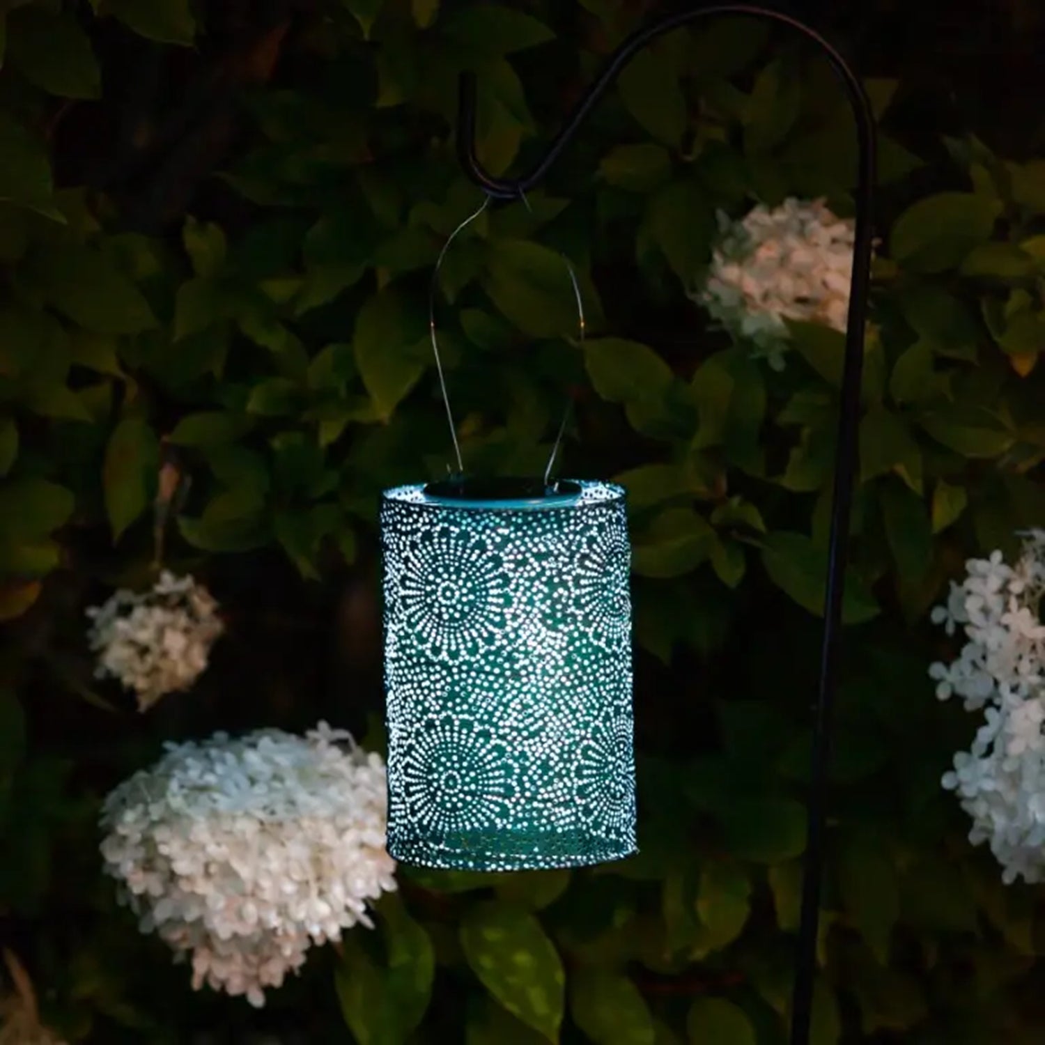 Soji Stella Metallic Emerald Lantern