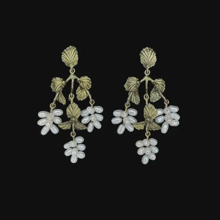 Spring Birch Chandelier Post Earrings