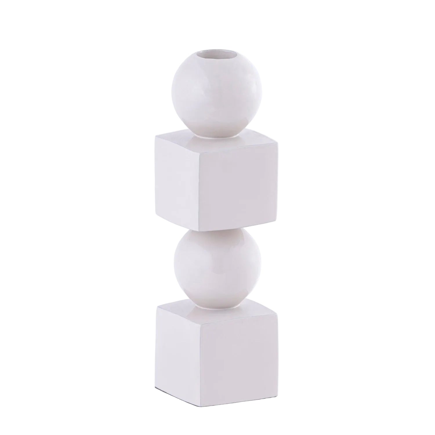 Aluminum Candle Holder Stacked