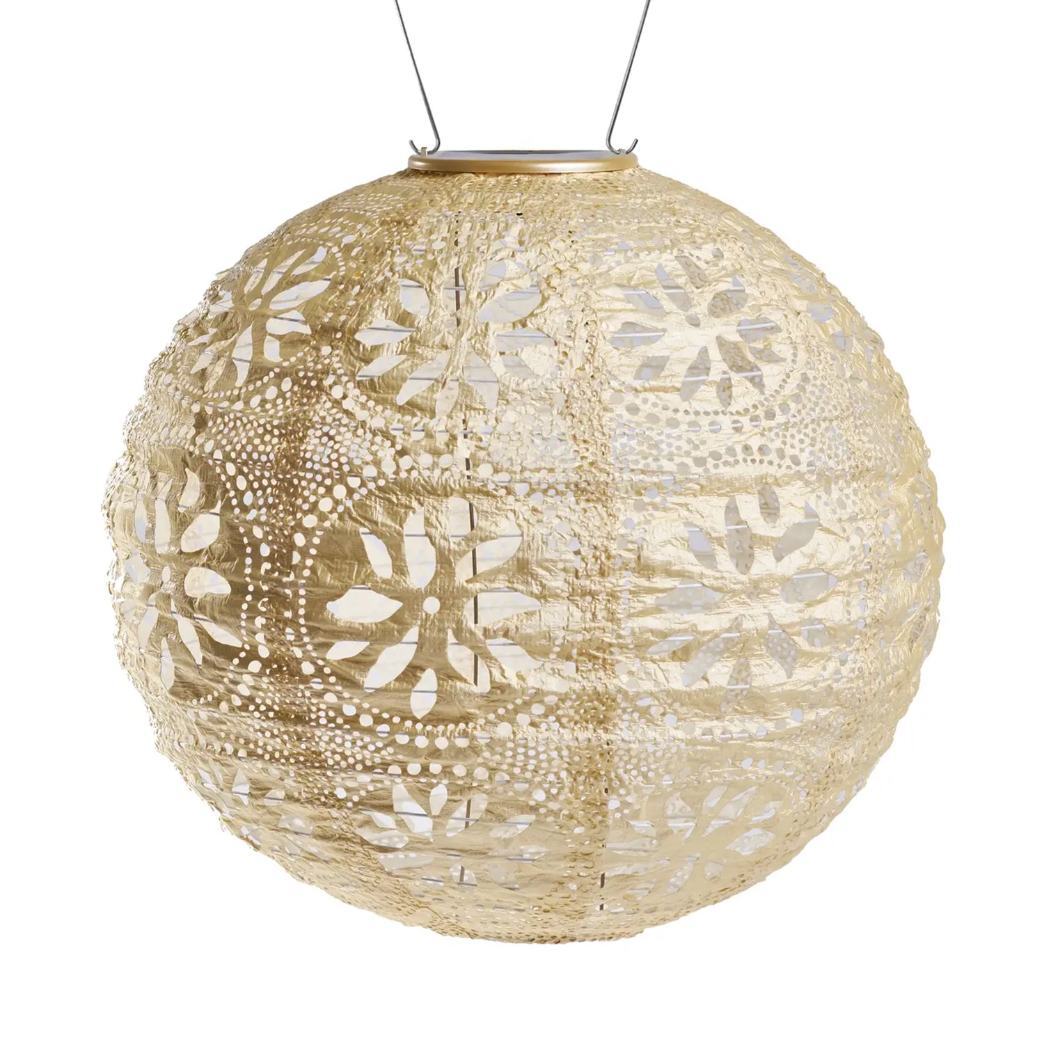Boho Pearl Globe Lantern