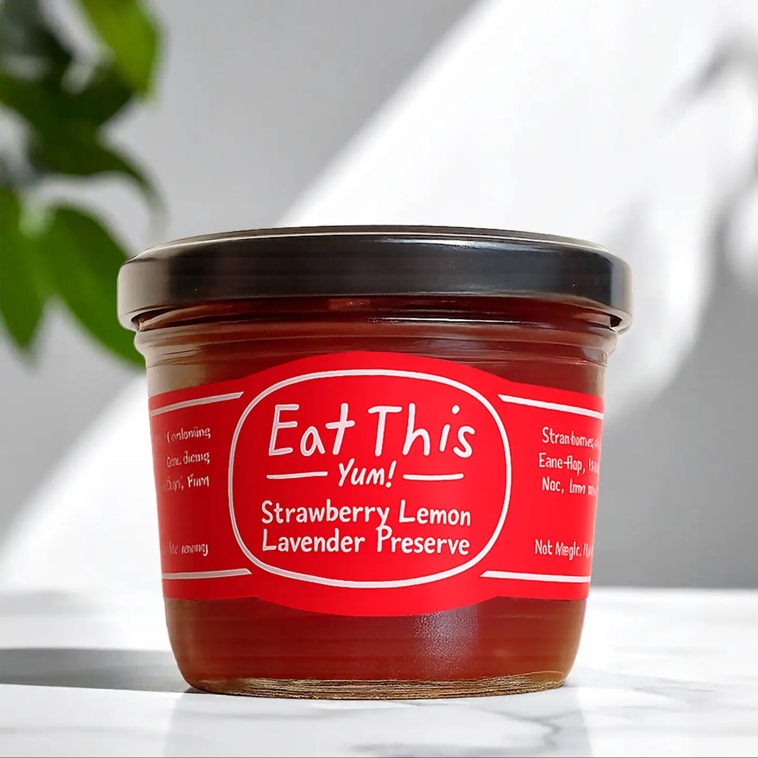 Strawberry Lemon Lavender Preserve