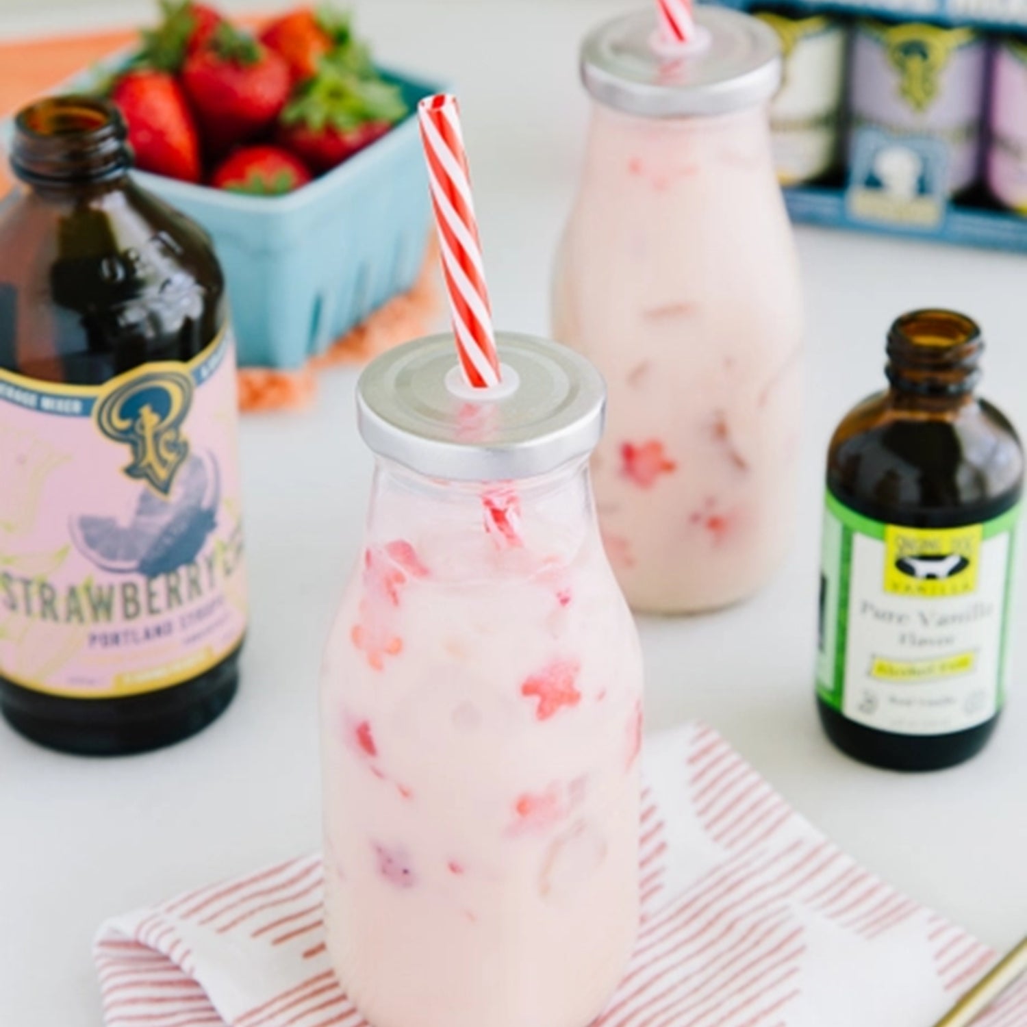 Strawberry Lemon Lime Syrup