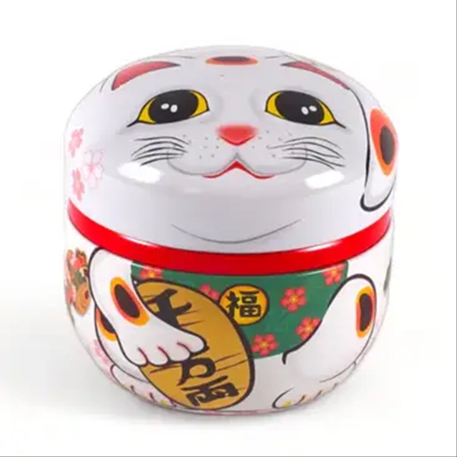 Tea Leaves Container Lucky Cat