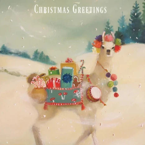 Christmas Llama Card