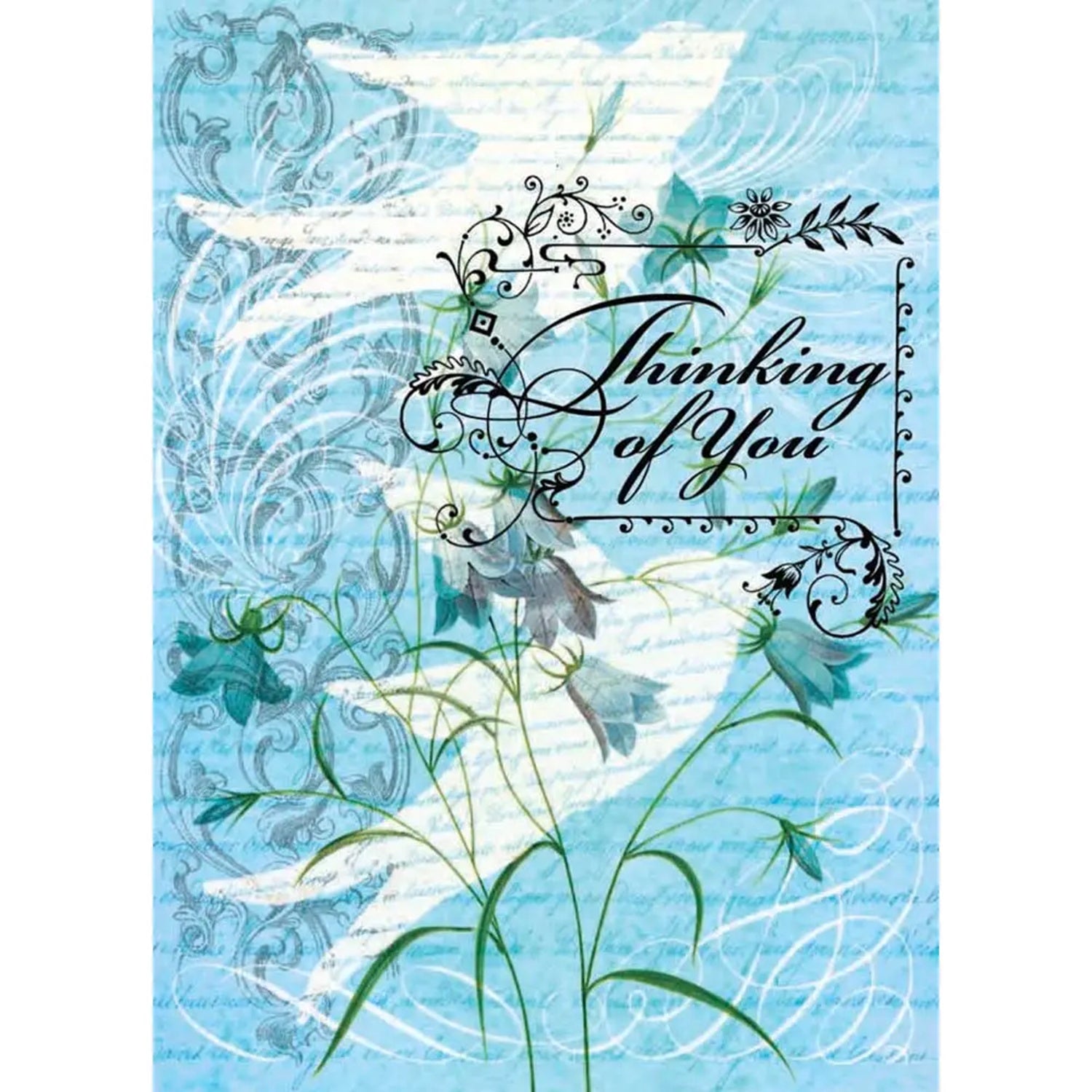 Thinking of You Doves Card
