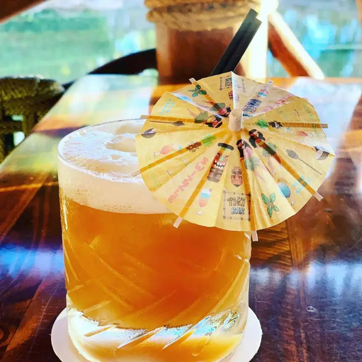 Tiki Bar Cocktail Umbrella