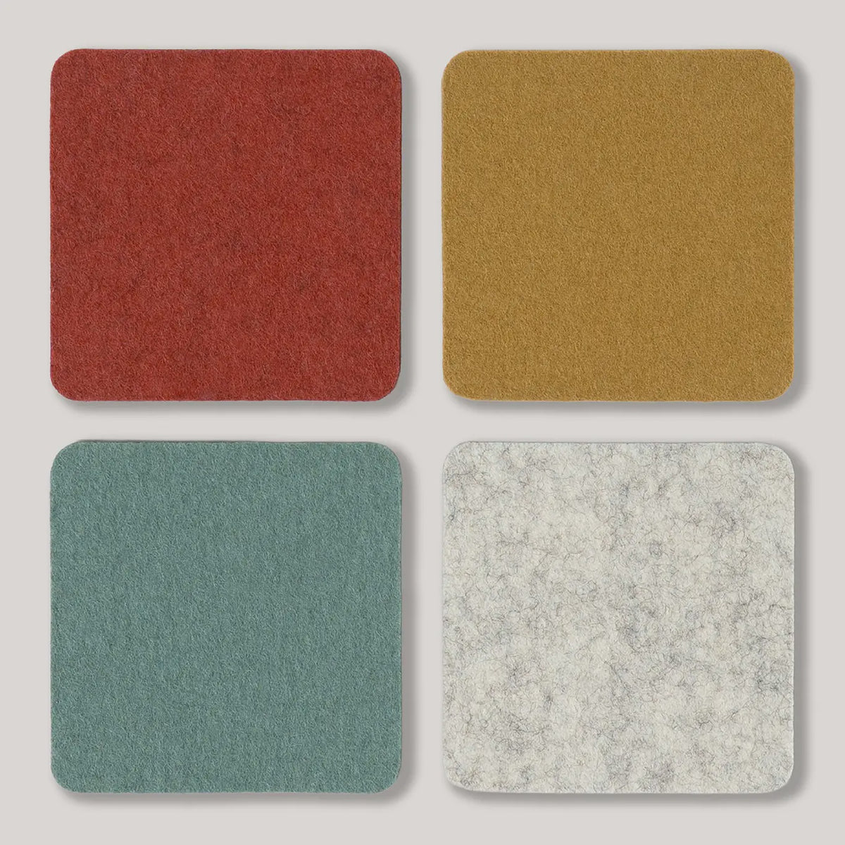 Bierfilzle Tinsel Coaster Set of 4