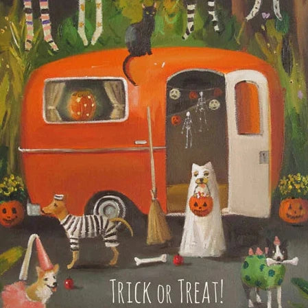 Dogs of Halloween Card