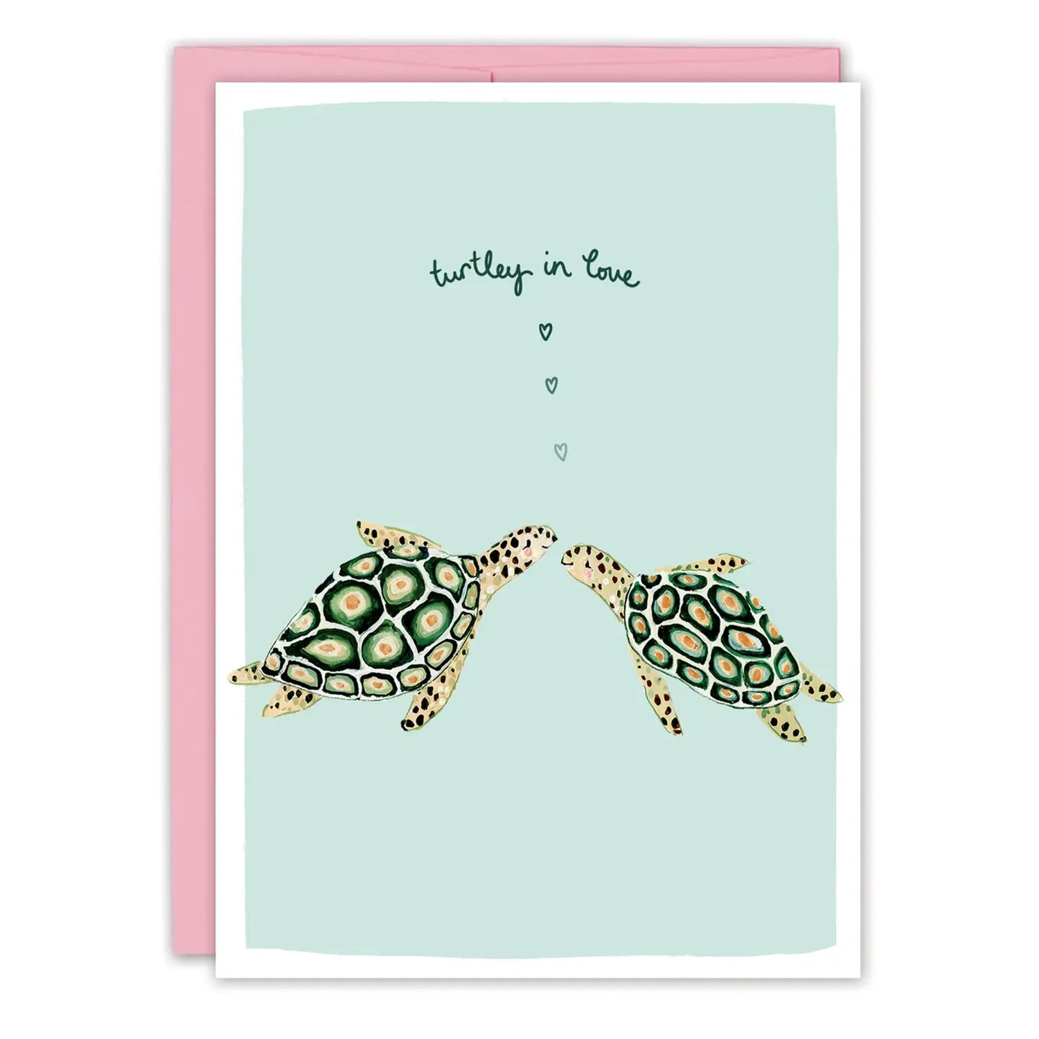 Turtley In Love Valentines Day Card