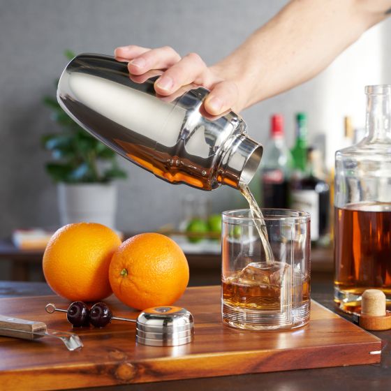 Viski Stainless Heavyweight Cocktail Shaker