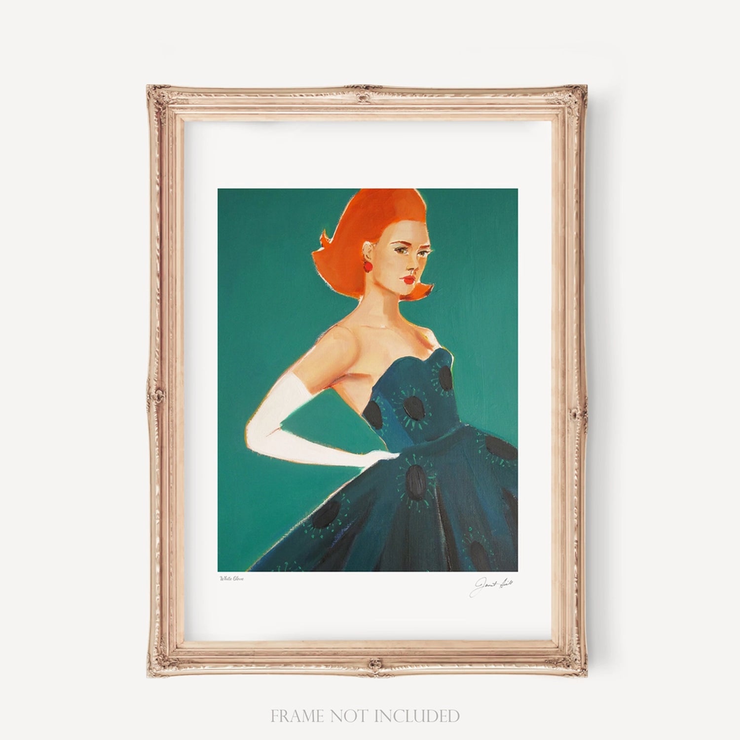 White Glove Art Print