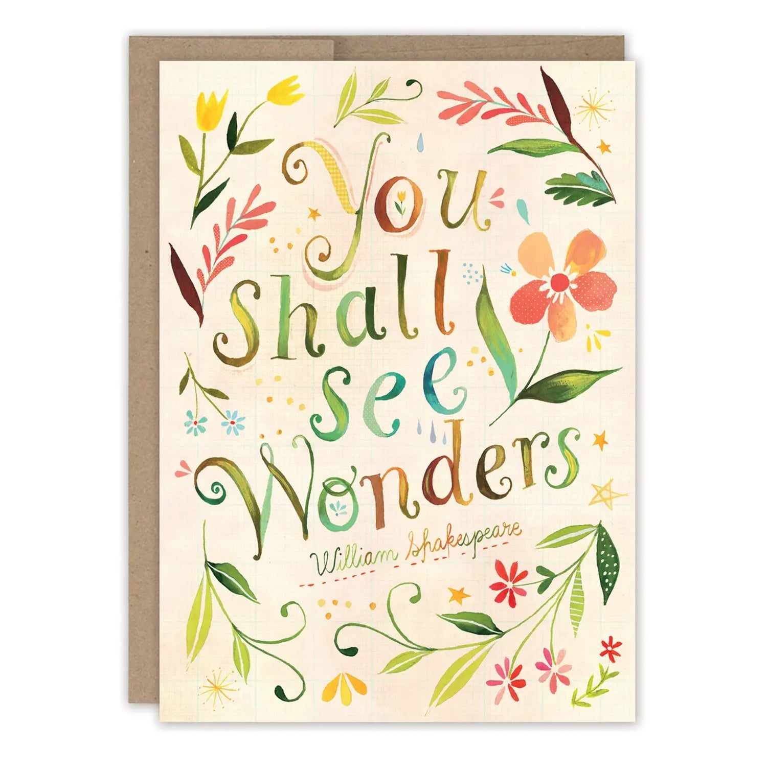 Wonders Graduation card