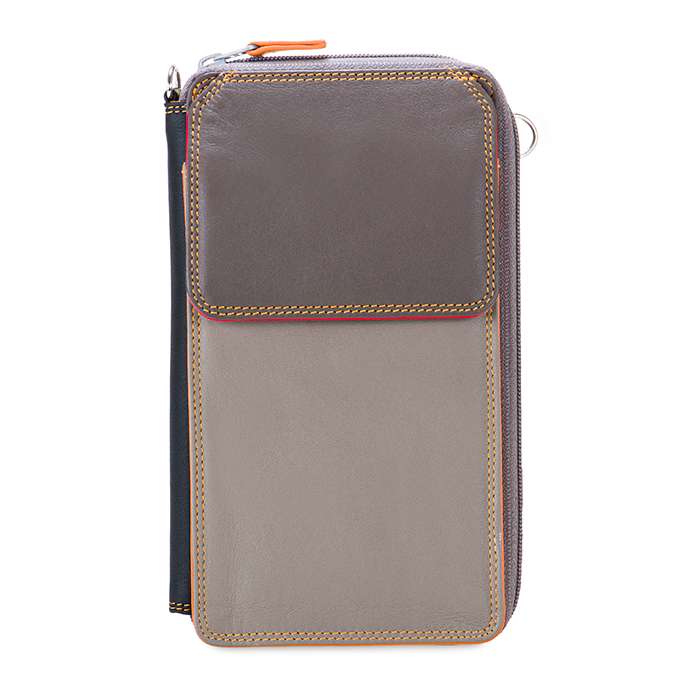 Zip Round Purse With Shoulder Strap