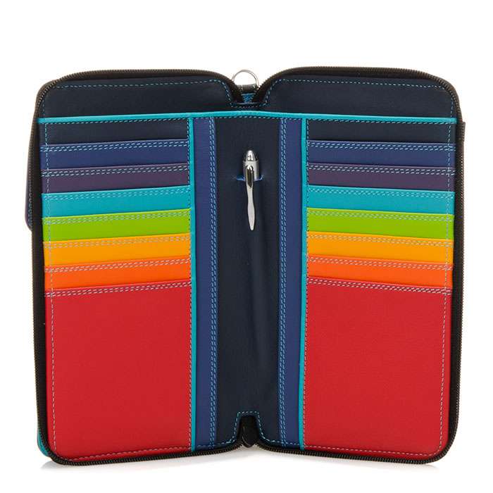 Zip Round Purse With Shoulder Strap