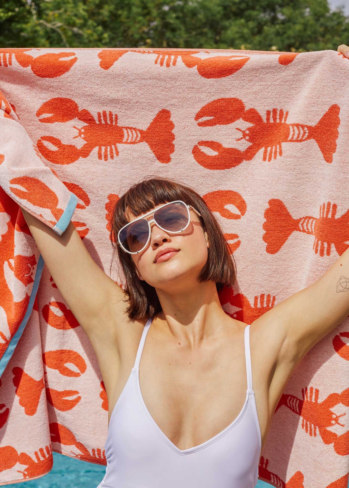 Lobsters Organic Cotton Towels