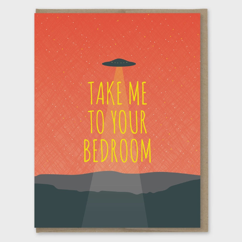 Take Me Alien Bedroom Card