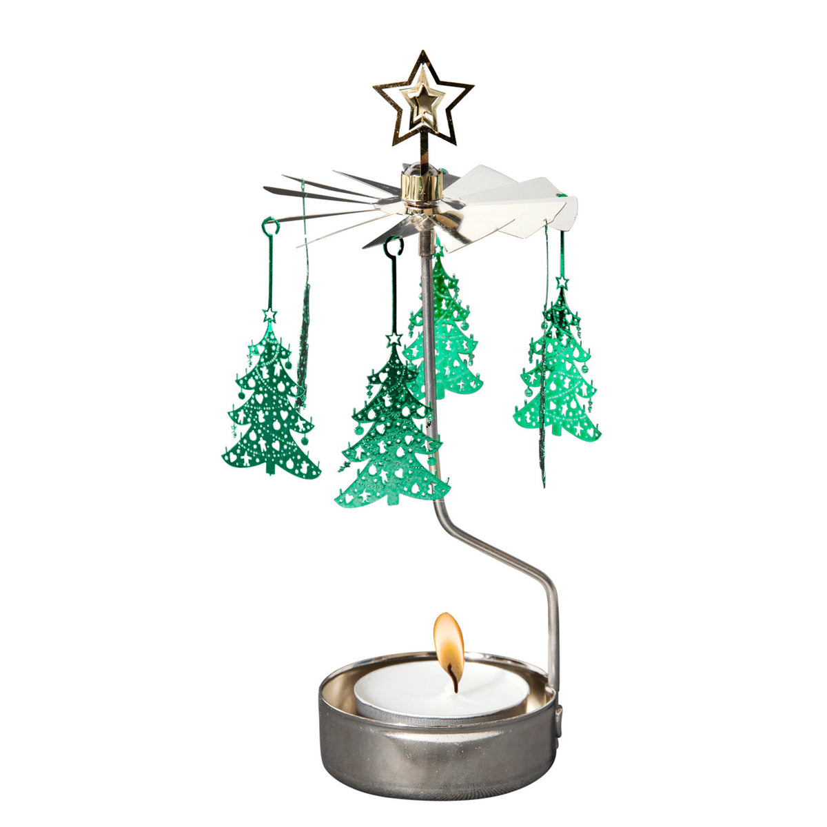 Christmas Tree Rotary Candleholder