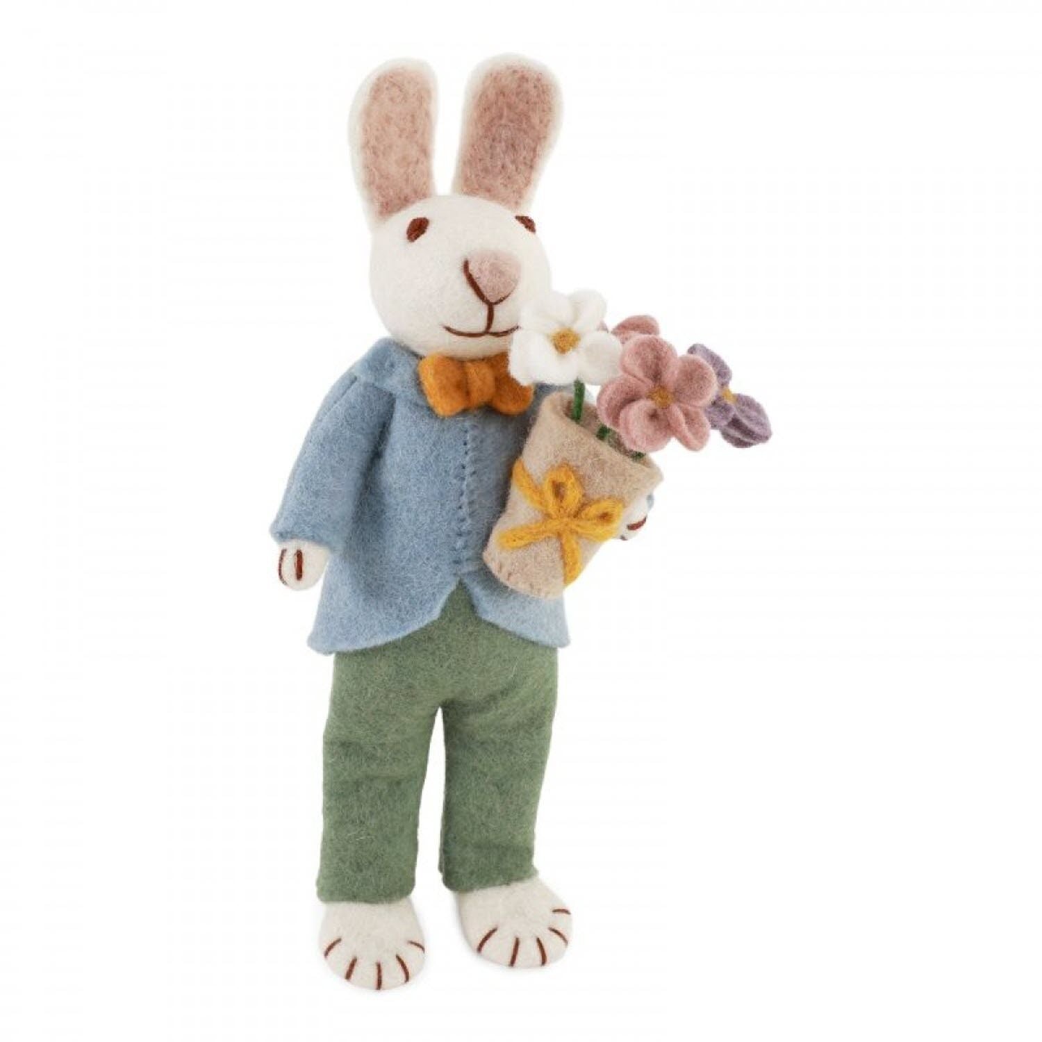 Boy Bunny w/ Bouquet