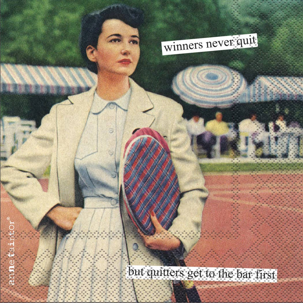 Anne Taintor Winners Cocktail Napkins