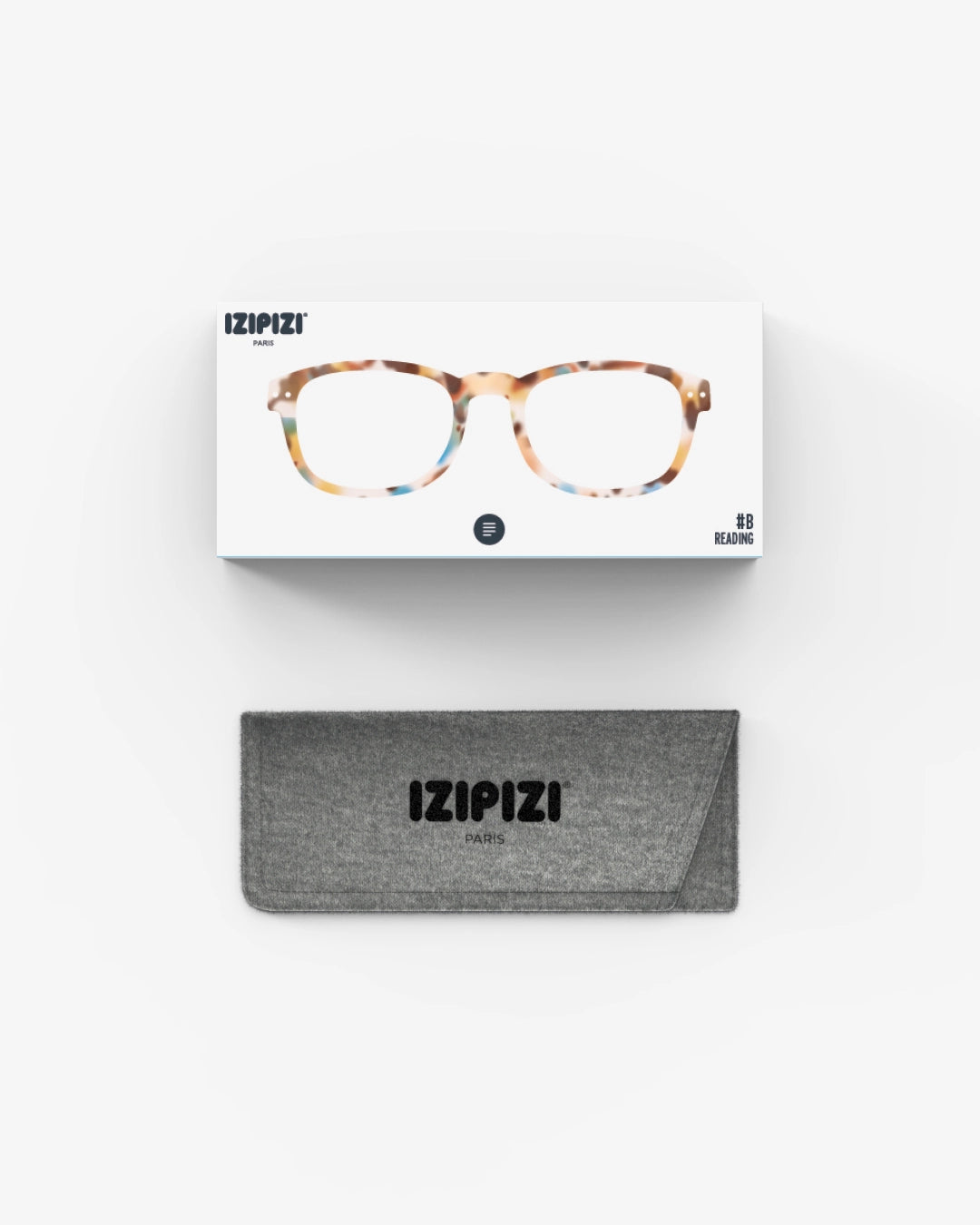 Rectangular #B Blue Tortoise Reader