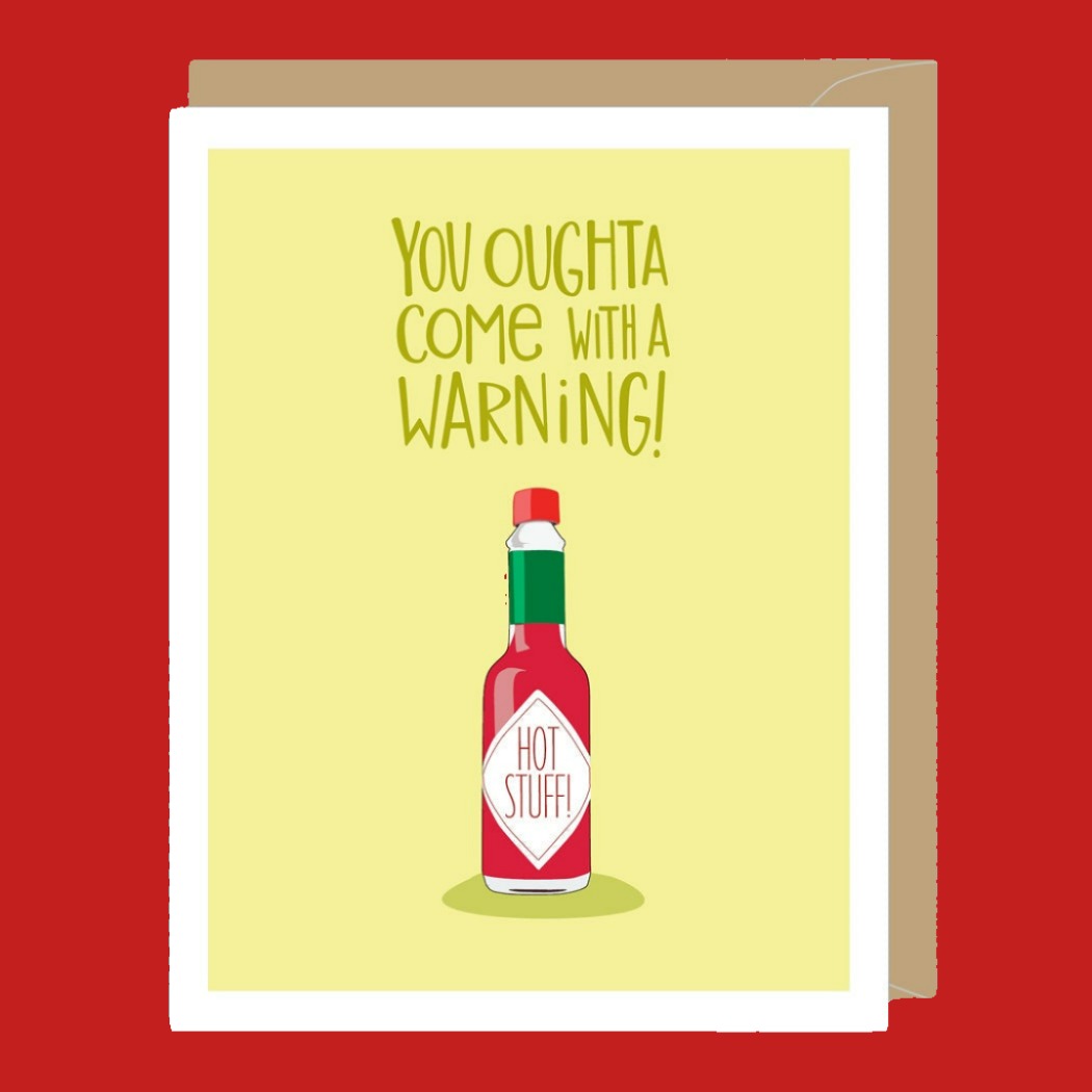 Hot Sauce Anniversary Card