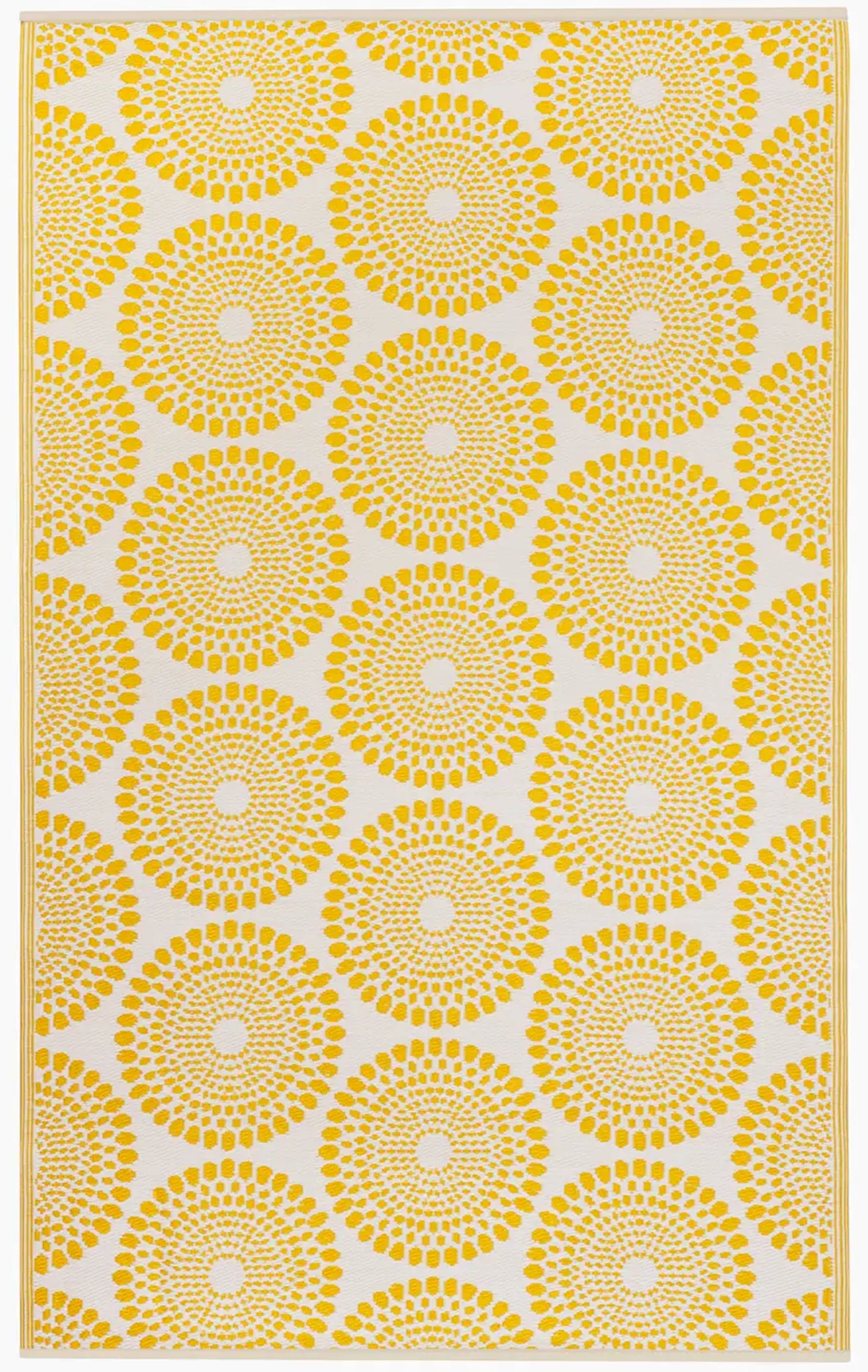 Rio Floral Medallion Yellow