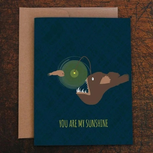 Sunshine Angler Fish Card