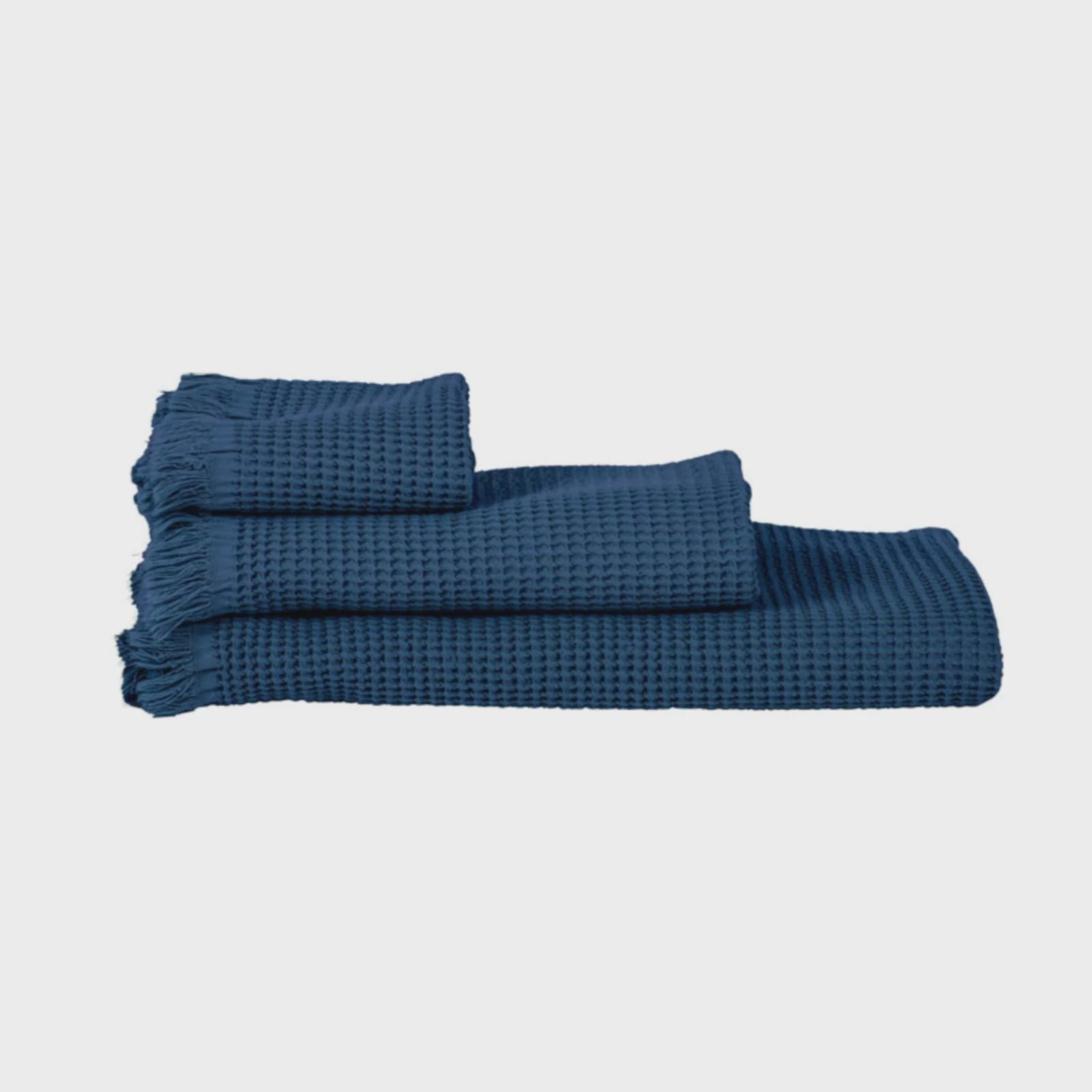 Timor Denim Waffle Towel