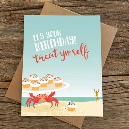 Treat Yo Self Birthday Card