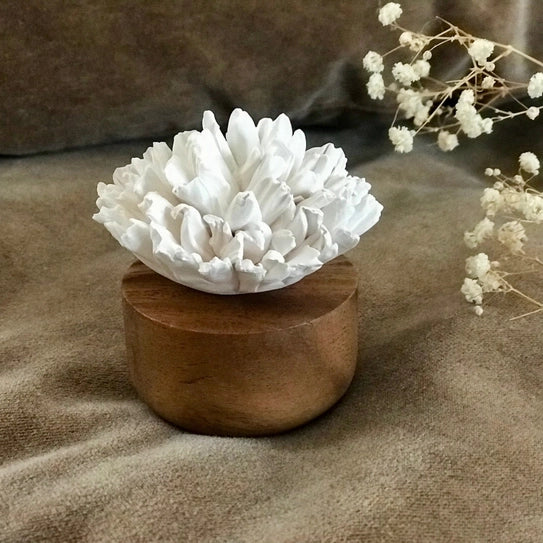 White Carnation Flower Diffuser