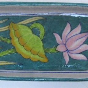 Pottery Soap Dish Lotus